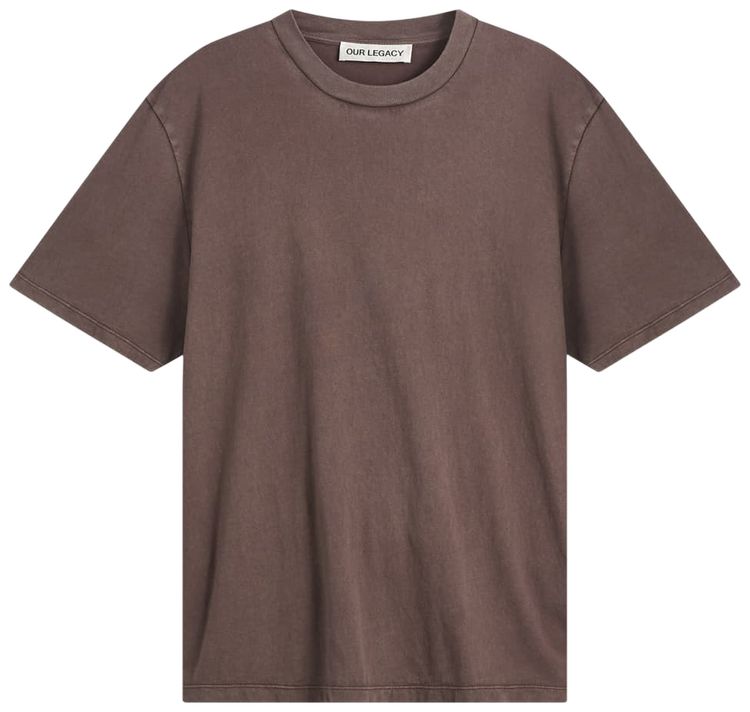 Our Legacy Box T Shirt Worn Brown