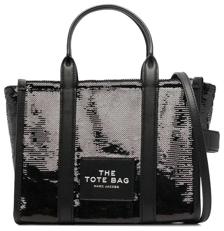 Marc Jacobs Sequins Small Tote Bag Black