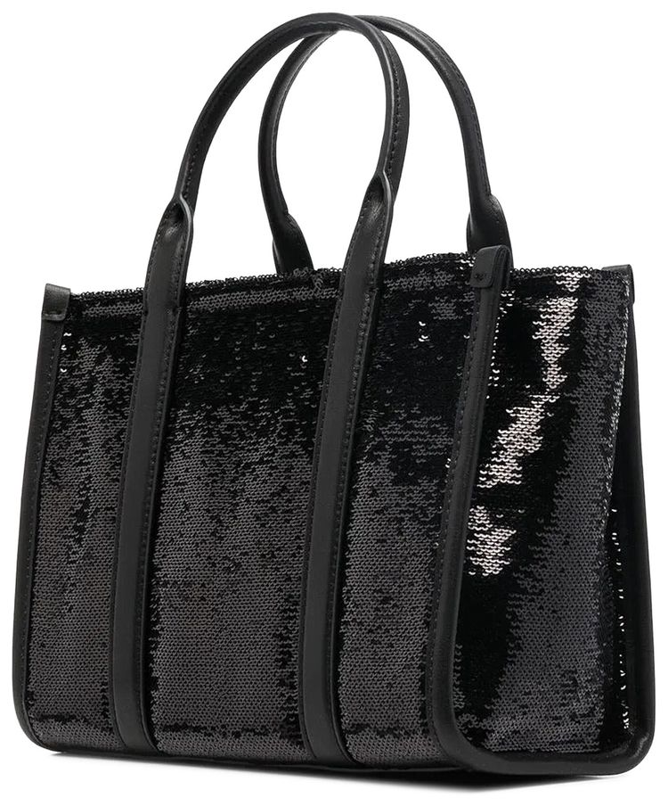 Marc Jacobs Sequins Small Tote Bag Black