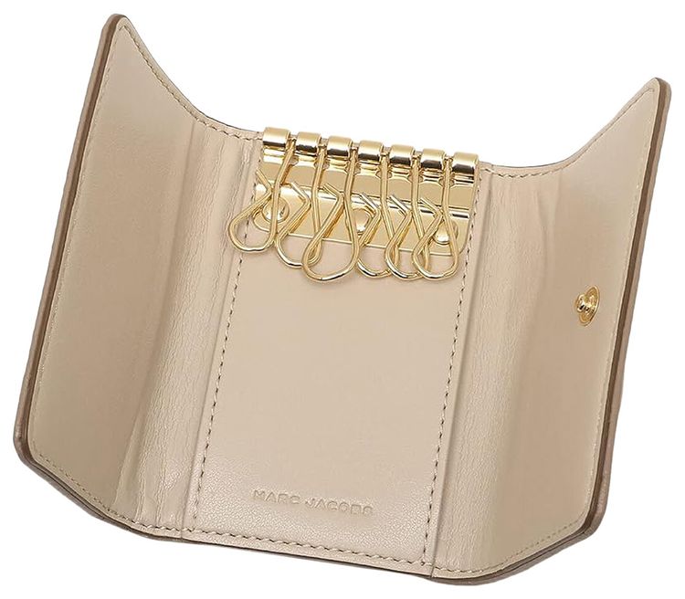 Marc Jacobs Glam Shot Key Case Dusty Beige