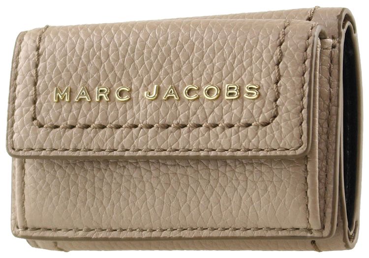 Marc Jacobs Groove Mini Trifold Wallet Greige