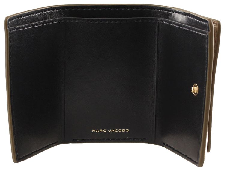 Marc Jacobs Groove Mini Trifold Wallet Greige