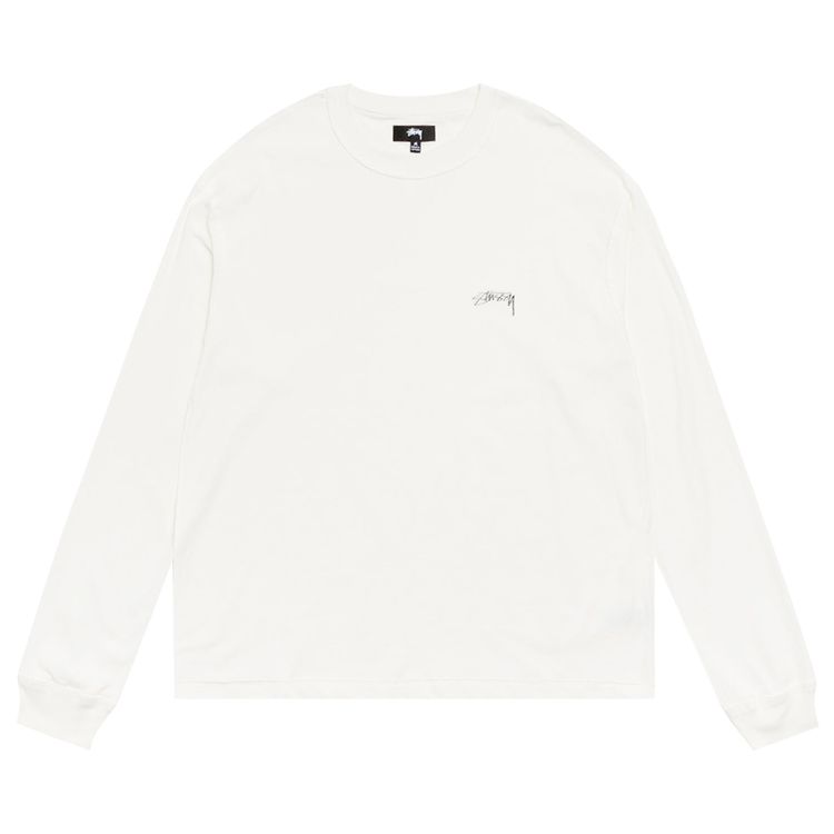 Stussy Lazy Long Sleeve Tee White
