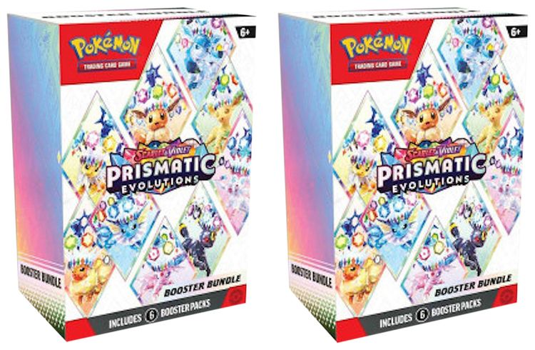Pokemon Scarlet  Violet Prismatic Evolutions Booster Bundle 2x Lot