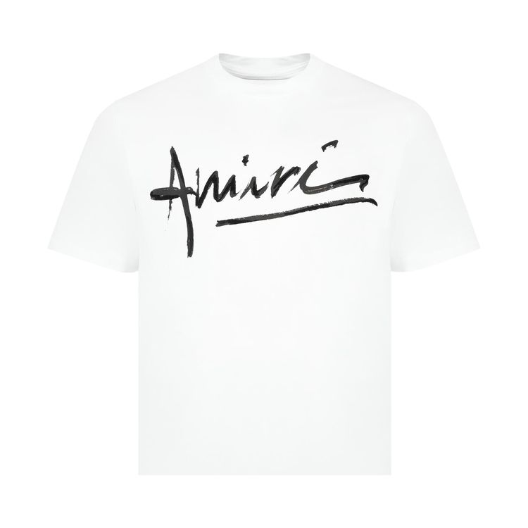 Amiri Script Tee White