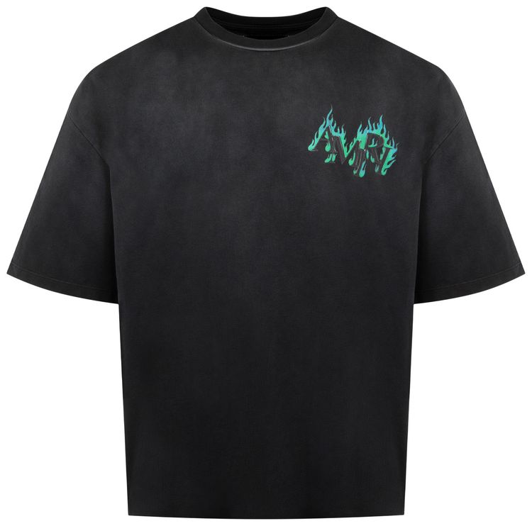 Amiri Flames Tee Black