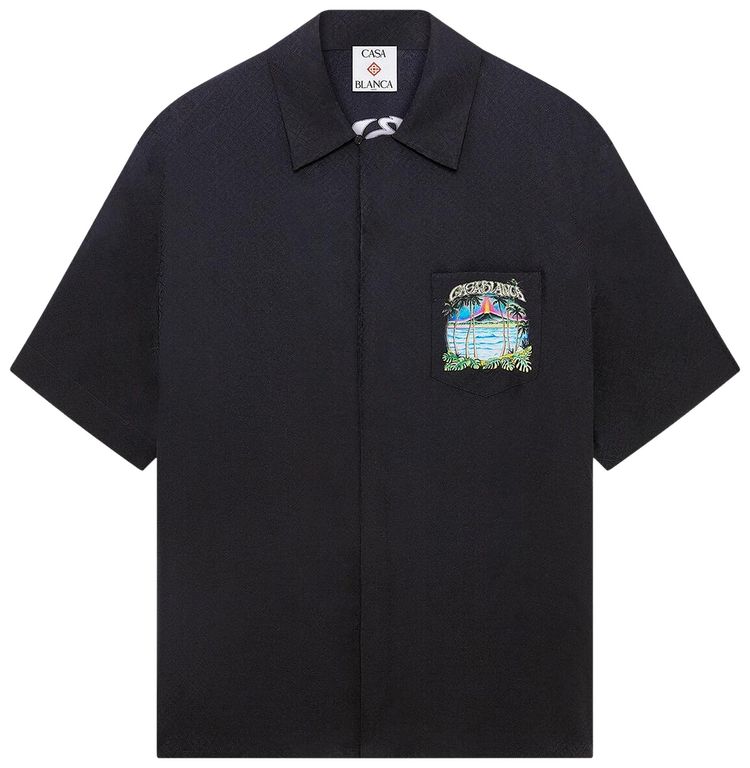 Casablanca Short Sleeve Shirt Volcano