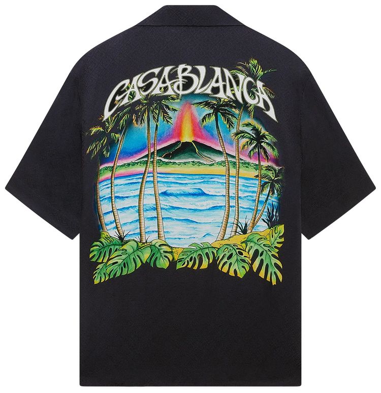 Casablanca Short Sleeve Shirt Volcano