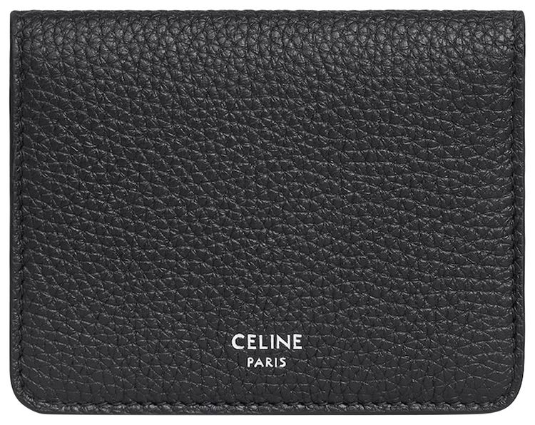 CELINE Bi Fold Card Holder Black