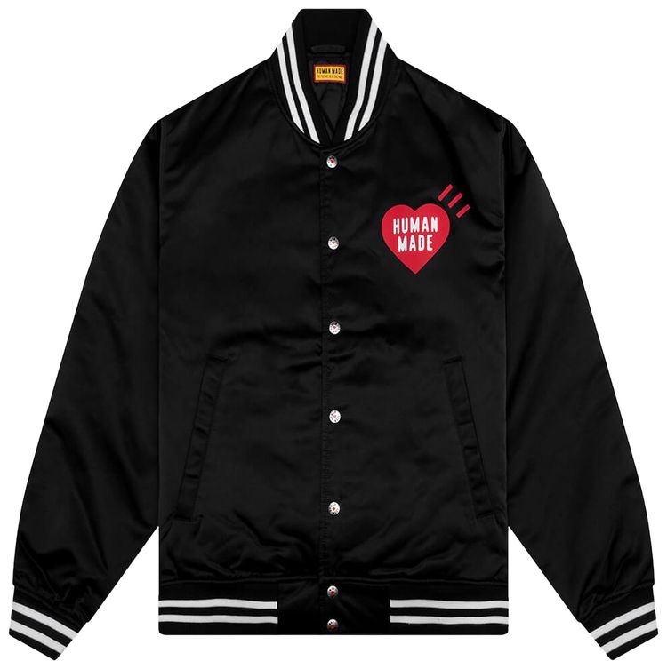 Human Made Nylon Stadium Jacket Black