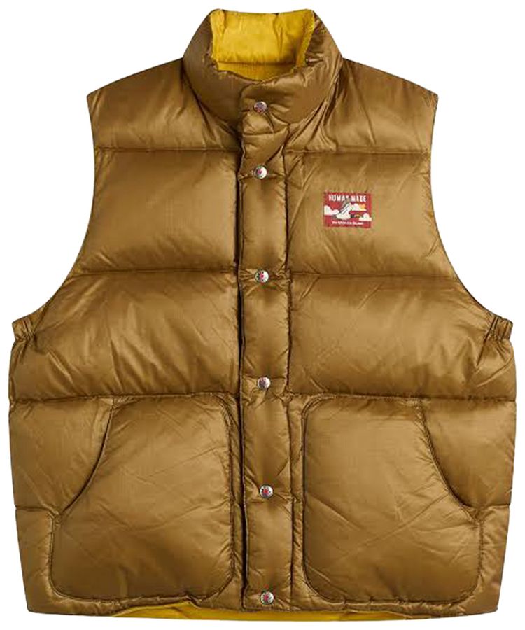Human Made Reversible Down Vest Olive Drab