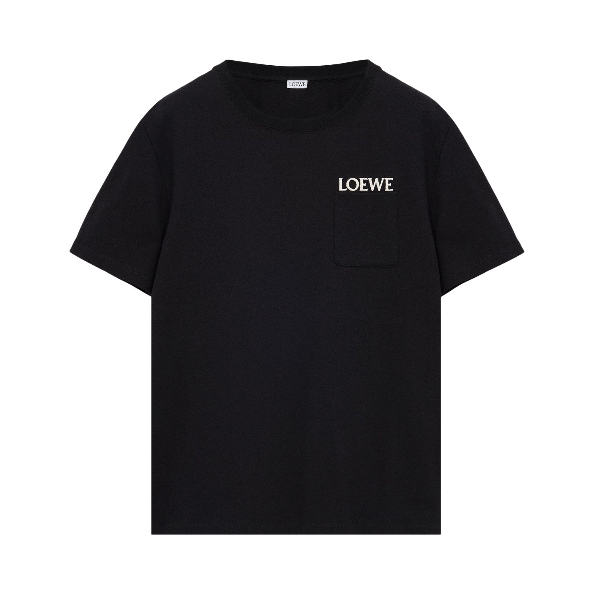 Buy Loewe Relaxed Fit T-Shirt 'Black' - H526Y22XDE 1100 | GOAT