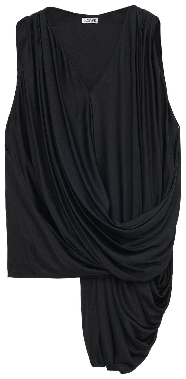 Loewe Draped Top Black