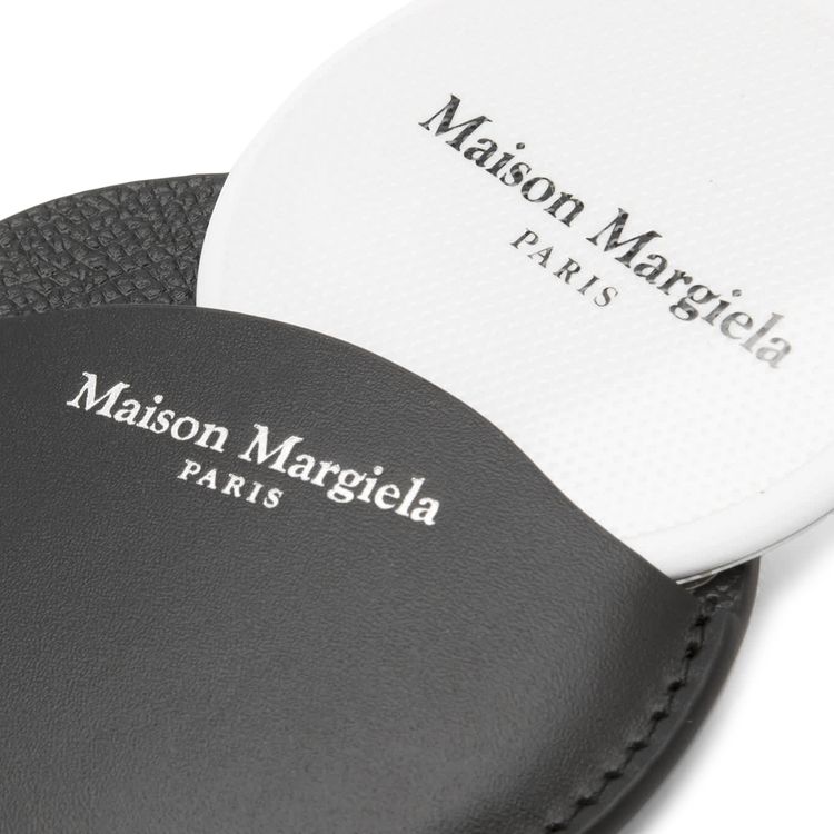 Maison Margiela Circle Keyring Black