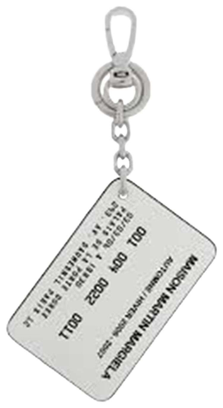 Maison Margiela Keyring Card Black