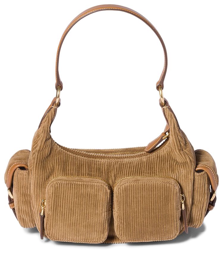 Miu Miu Corduroy Pocket Bag Cinnamon