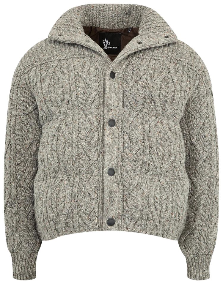 Moncler Grenoble Cardigan Grey