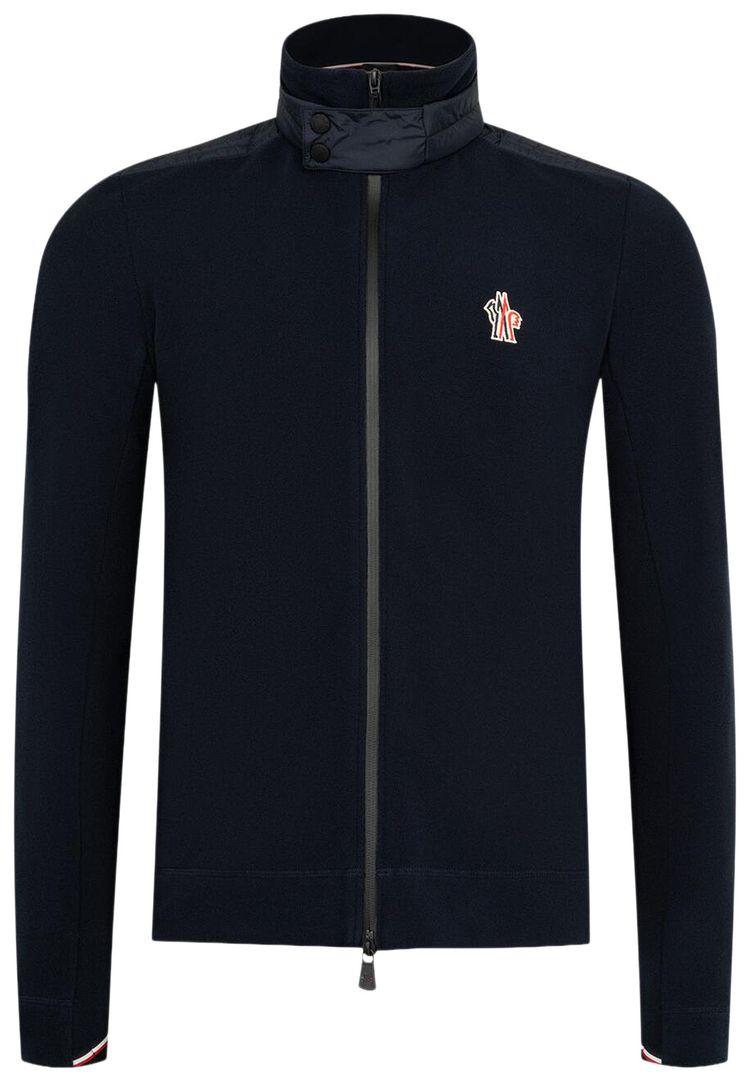 Moncler Grenoble Zip Up Cardigan Navy