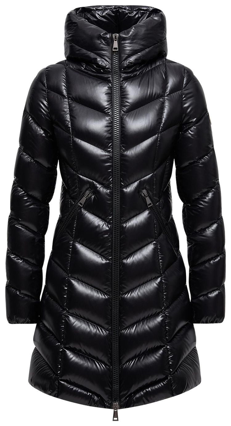 Moncler Marus Long Coat Black