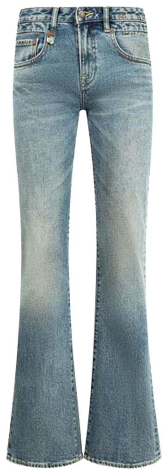 R13 Boy Flare Glade Blue Stretch