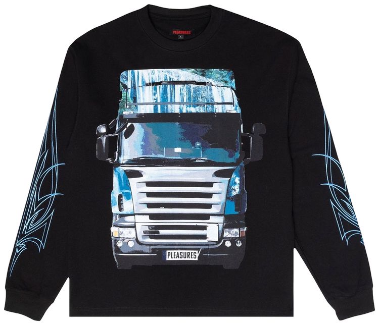 Pleasures Semi Heavyweight Long Sleeve Shirt Black