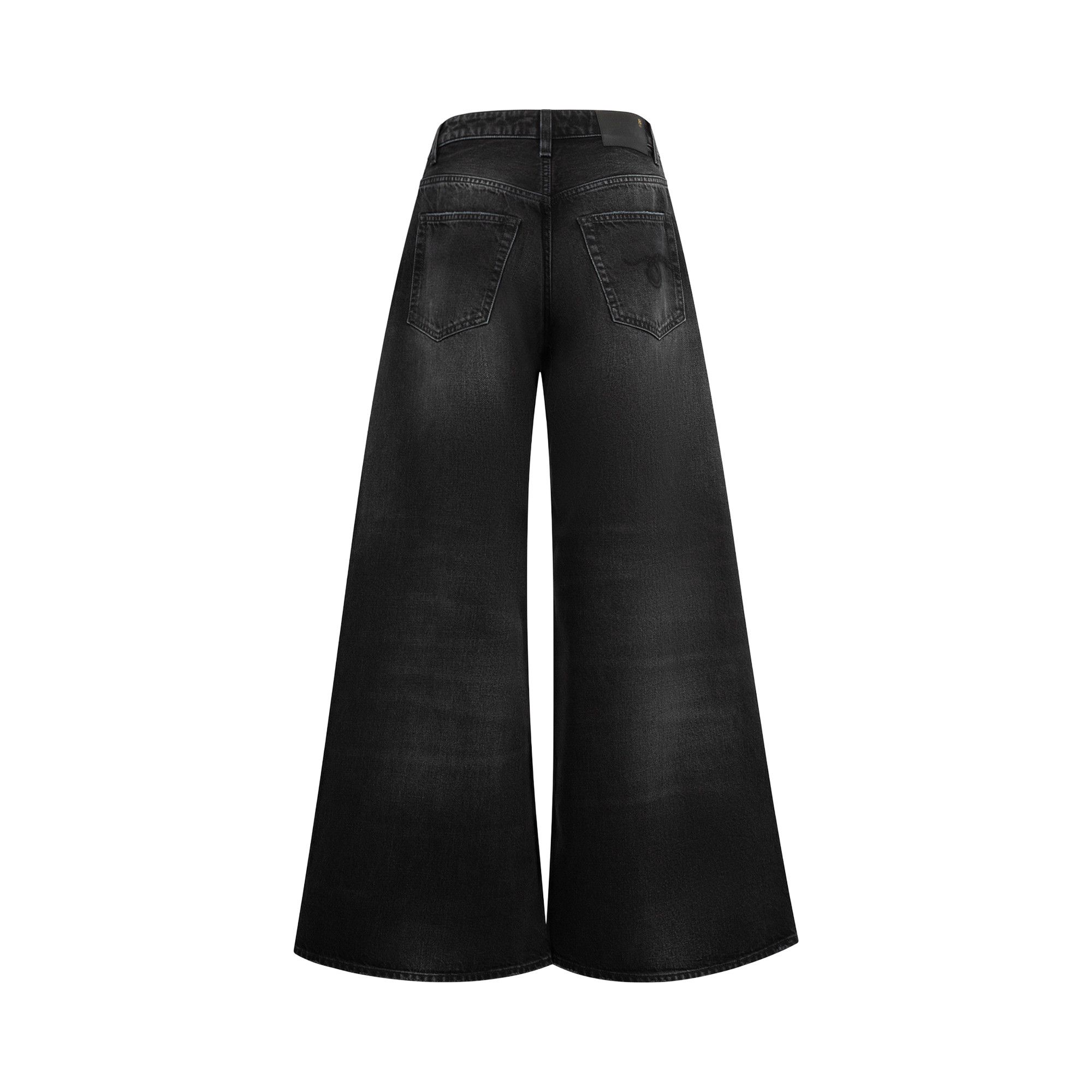 Buy R13 Nico Wrap Jean 'Essex Black' - R13WD219 D390B | GOAT