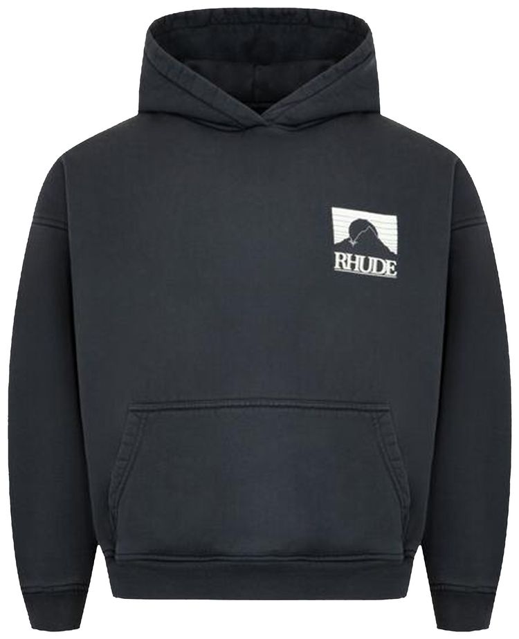 Rhude Moonlight Pack Hoodie Vintage BlackWhite