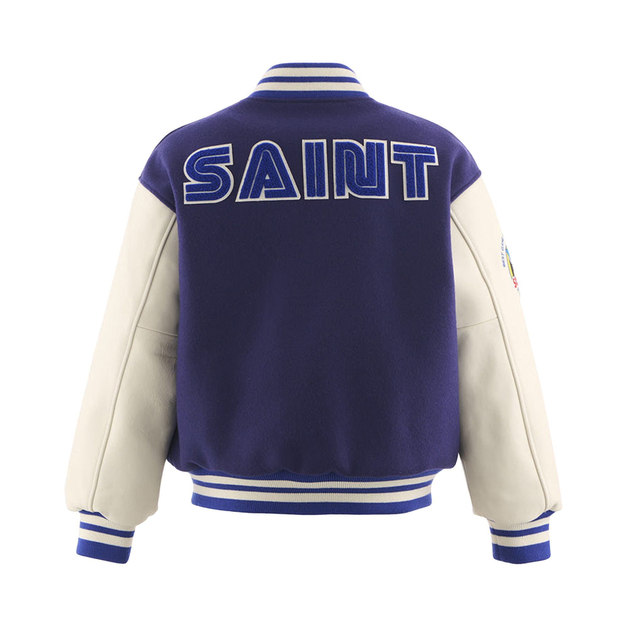 Buy SAINT Mxxxxxx x Sega Varsity Jacket 'Blue' - SM HR1 0000 C63
