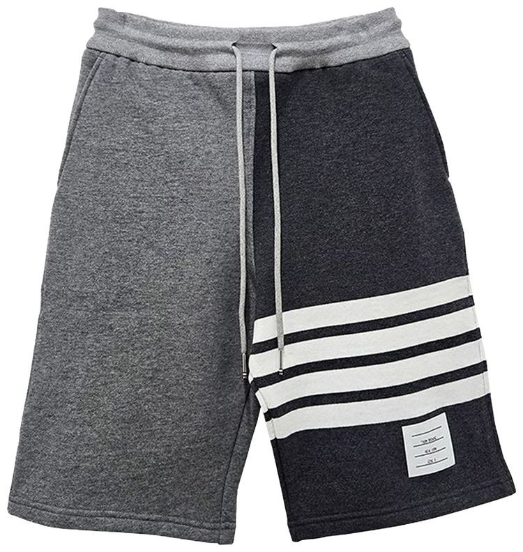 Thom Browne Classic Loop Back Sweat Shorts Tonal Grey