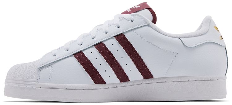 adidas Superstar White Quiet Crimson