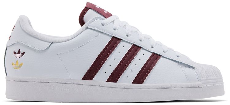 adidas Superstar White Quiet Crimson