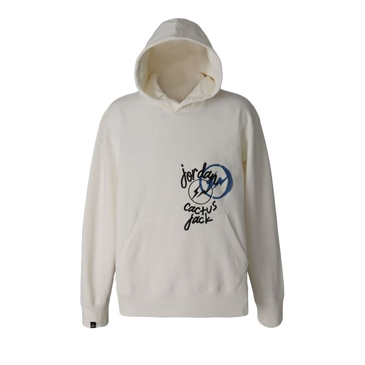 Air Jordan x Travis Scott x Fragment Hoodie Cream