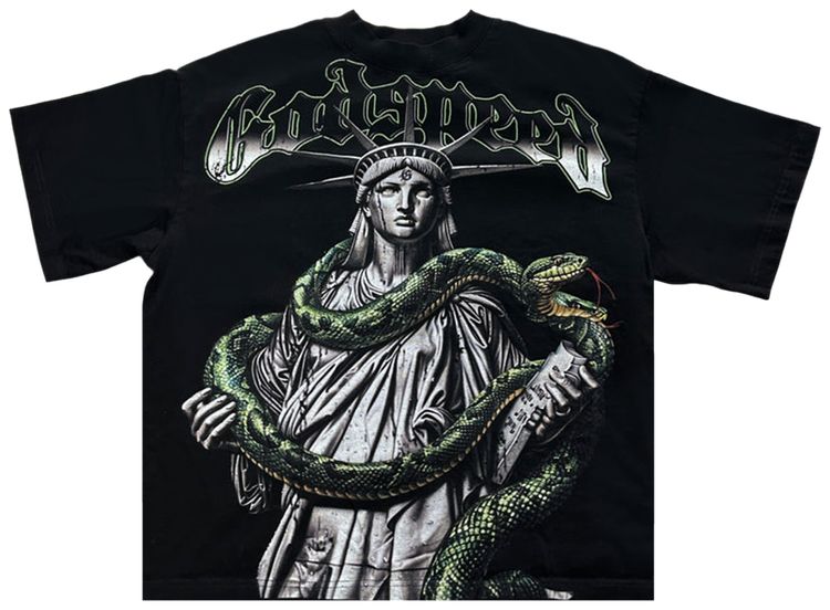 Godspeed Liberty Slizzy Tee Black