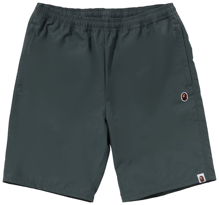 BAPE Ape Head Beach Shorts Grey