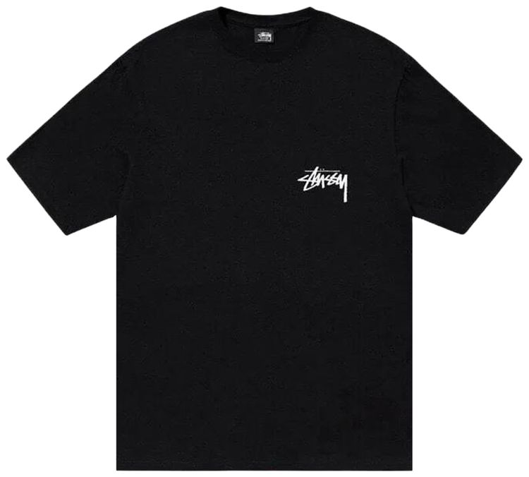 Stussy Chain link Tee Black
