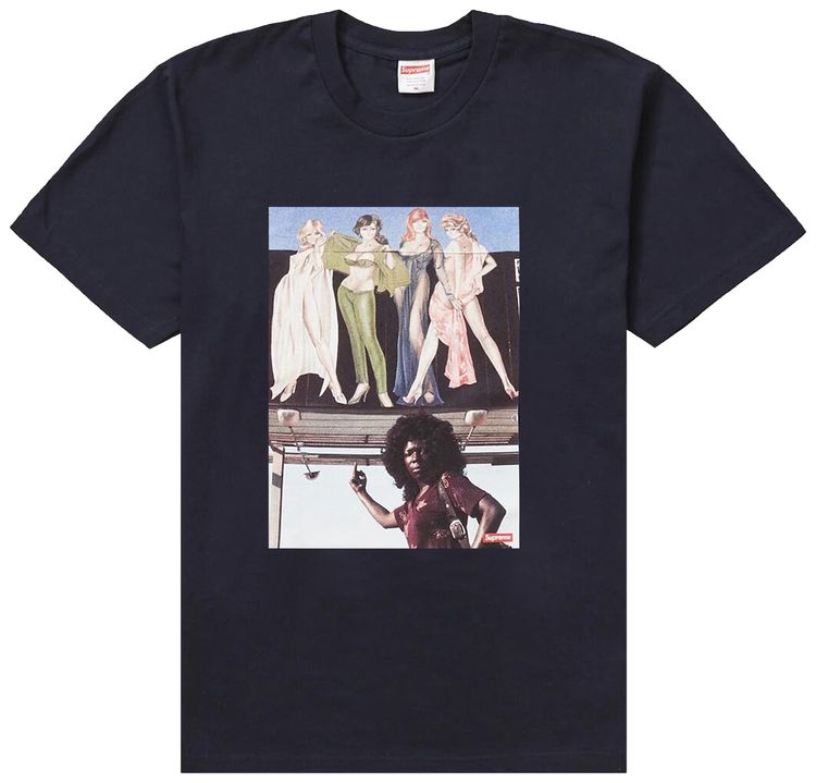 Supreme American Picture Tee Navy