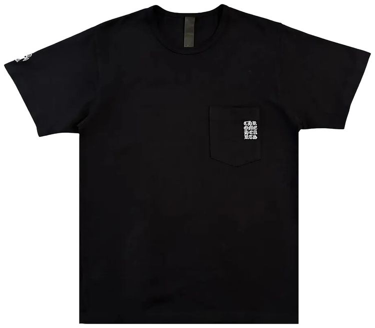 Chrome Hearts Stadium Logo Embroidered T Shirt Black