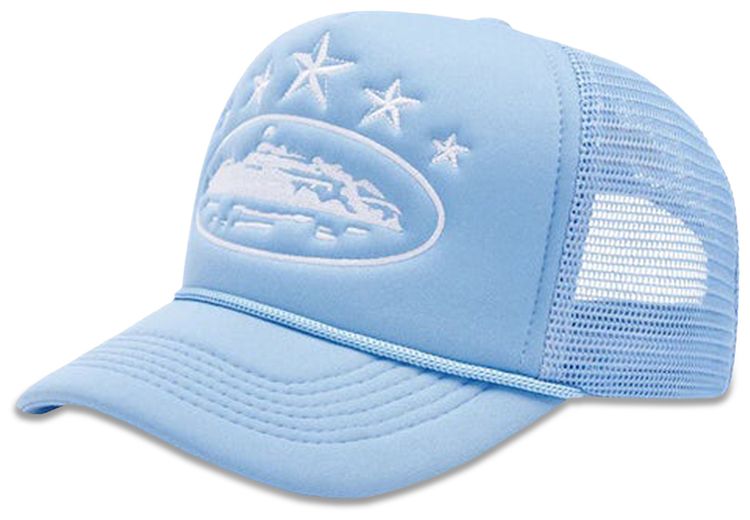 Corteiz 5 Starz Alcatraz Trucker Baby Blue