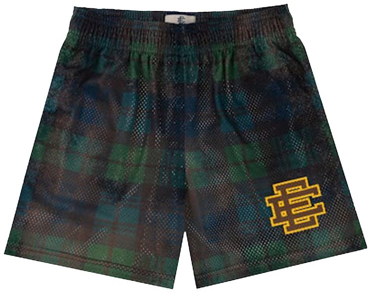 Eric Emanuel EE Basic Short GreenBlack Plaid