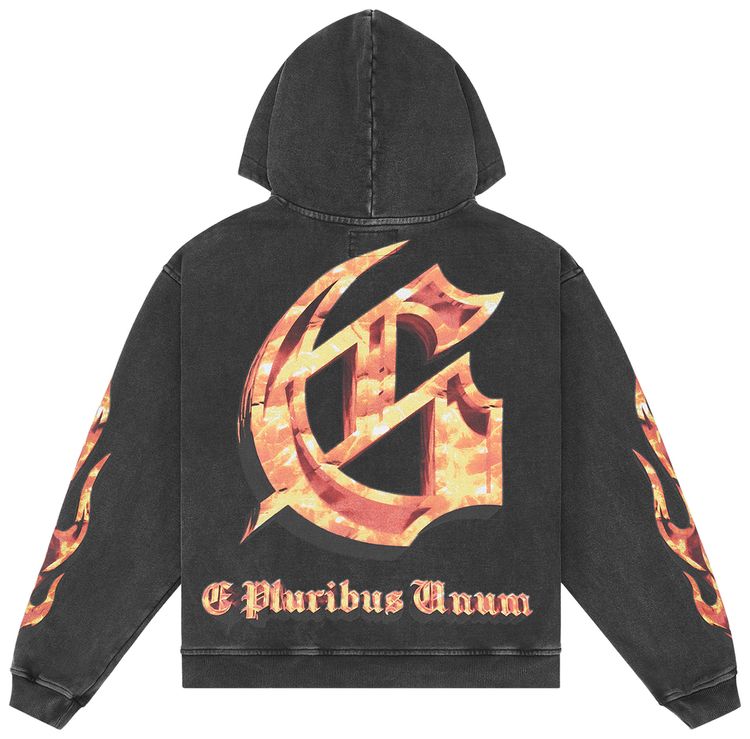 Godspeed Echoes of Empires Hoodie Black Wash