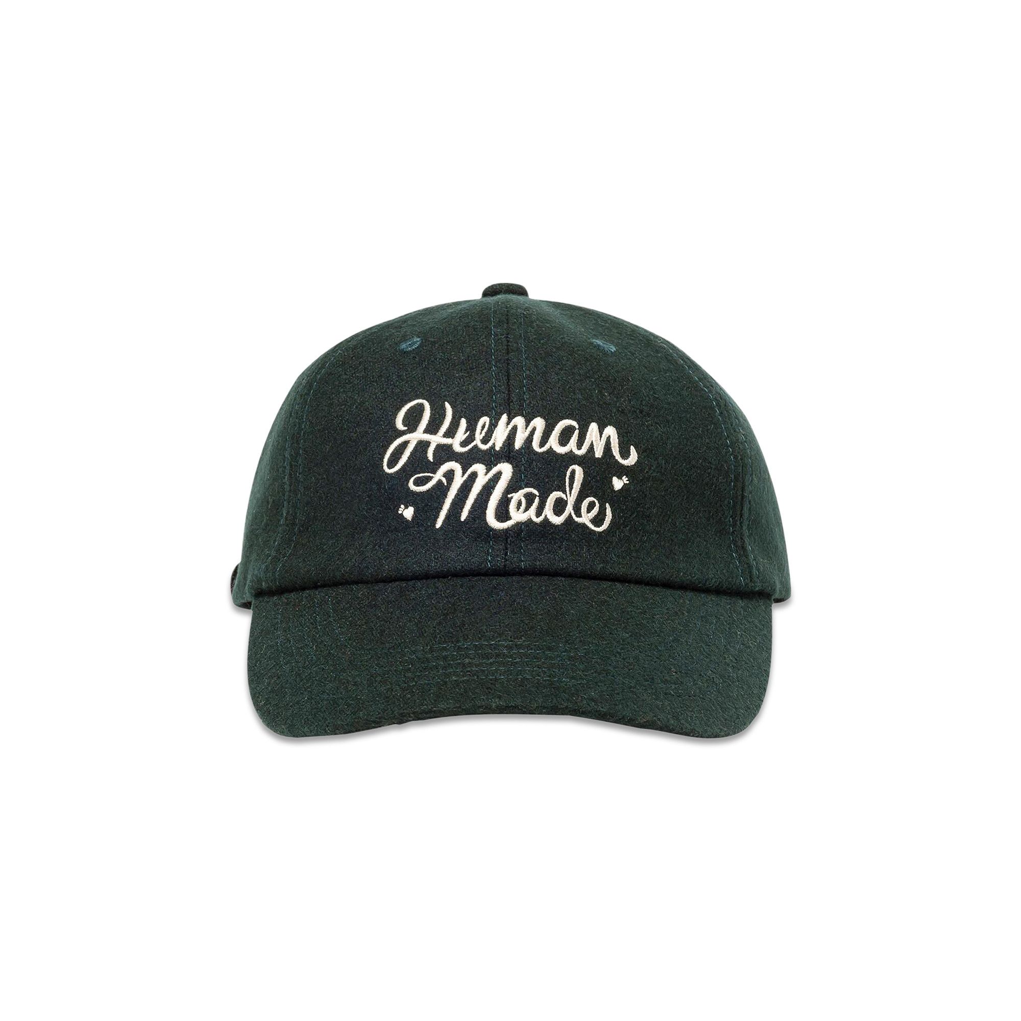 Buy Human Made 6 Panel Wool Cap 'Green' - HM30GD052 GREE | GOAT