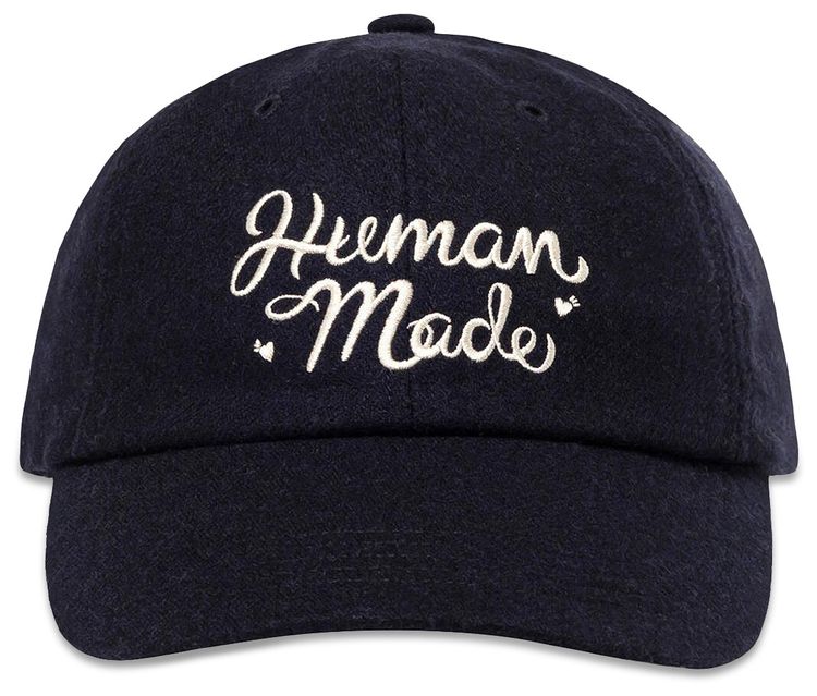 Human Made 6 Panel Wool Cap Navy