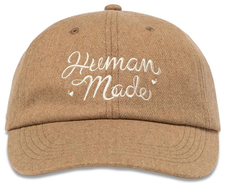 Human Made 6 Panel Wool Cap Beige