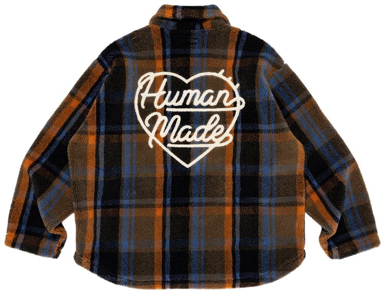 Human Made Fleece Pullover Brown