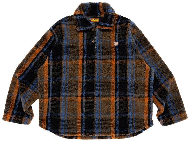 Human Made Fleece Pullover Brown