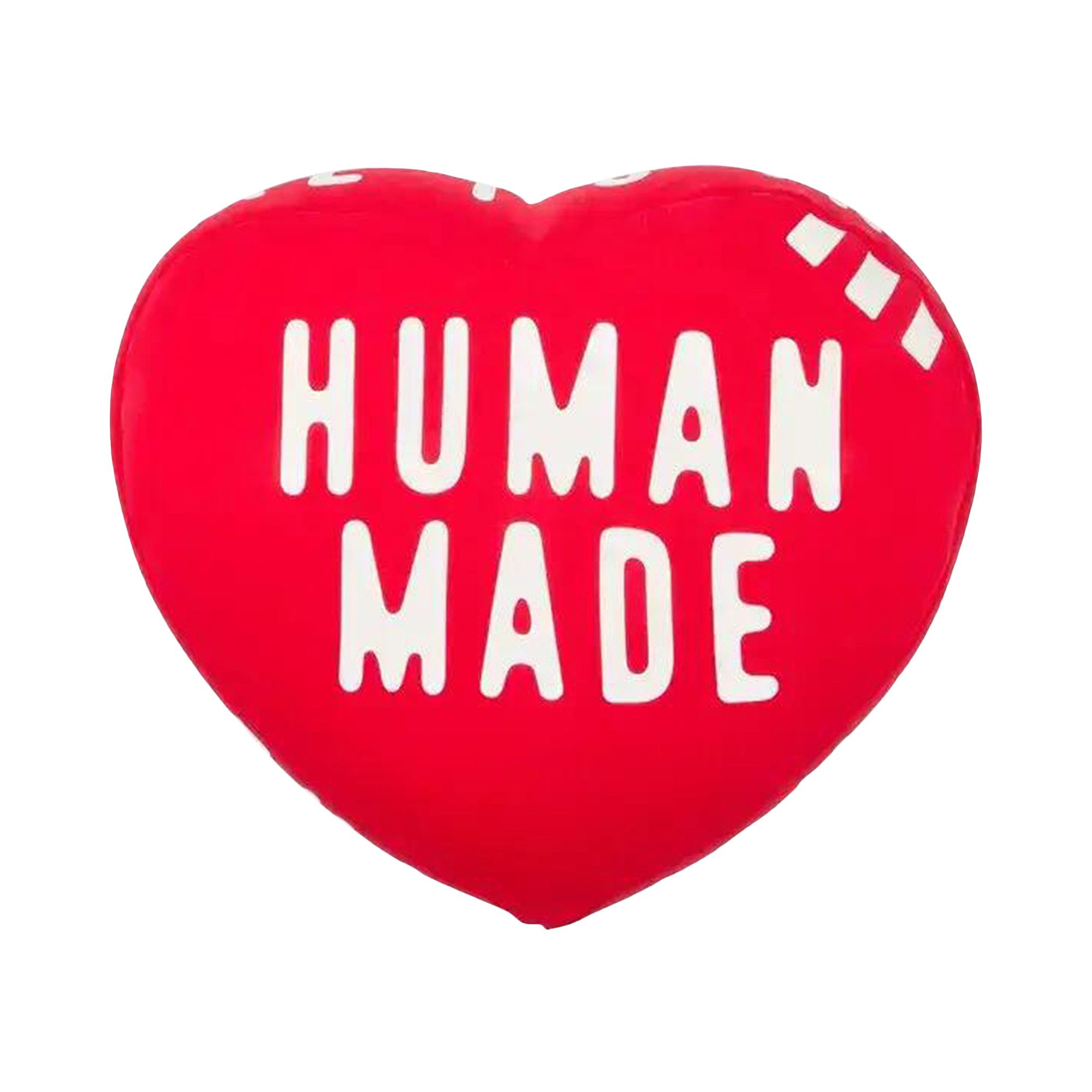 Buy Human Made Heart Beads Cushion 'Red' - HM30GD079 RED | GOAT DE
