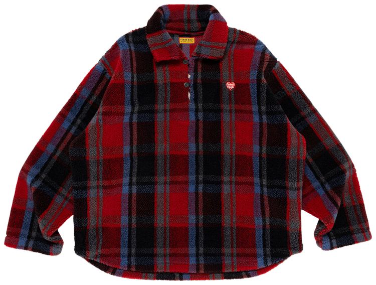 Human Made Fleece Pullover Red