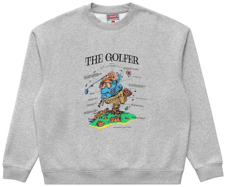 Metalwood Studio Excuses Crewneck Sweatshirt Heather Grey