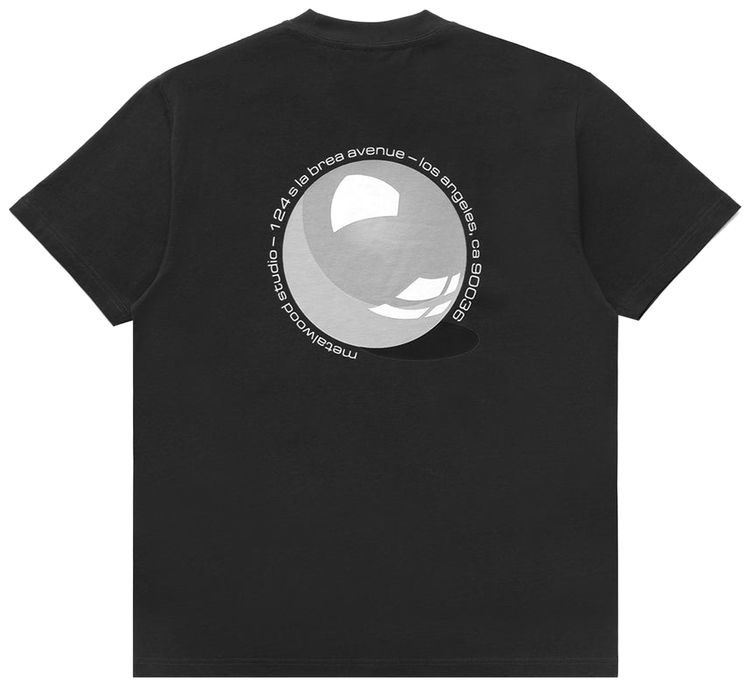 Metalwood Studio Pool T Shirt Black