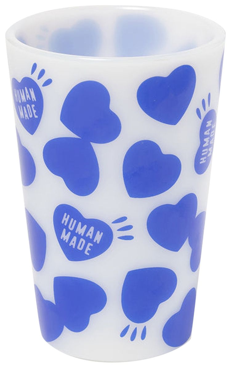 Human Made Heart Pattern Tumbler Blue